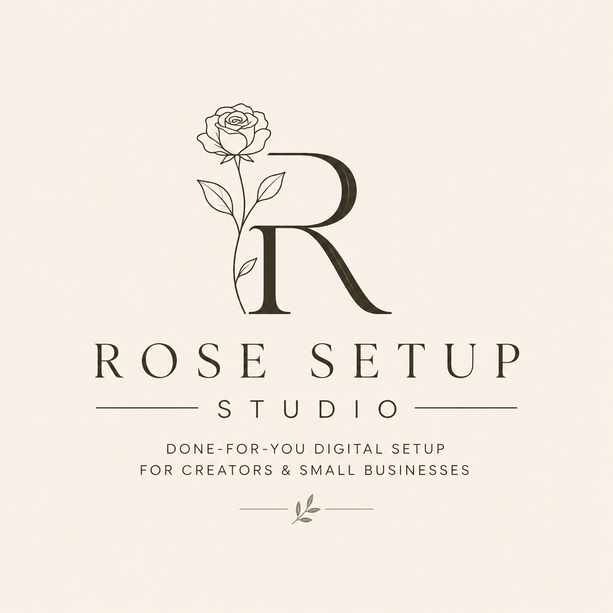 Rose Setup Studio — done-for-you digital setup for creators and small businesses
